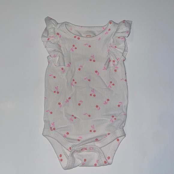 Cat & Jack onesie with cherry pattern. - Picture 1 of 2